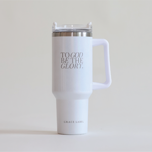 To God Be The Glory Tumbler by Grace Label