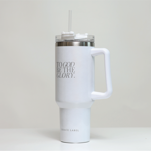 To God Be The Glory Tumbler by Grace Label