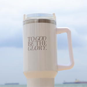 To God Be The Glory Tumbler by Grace Label