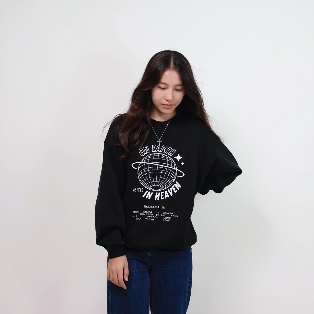 On Earth as it is in Heaven Unisex Crewneck