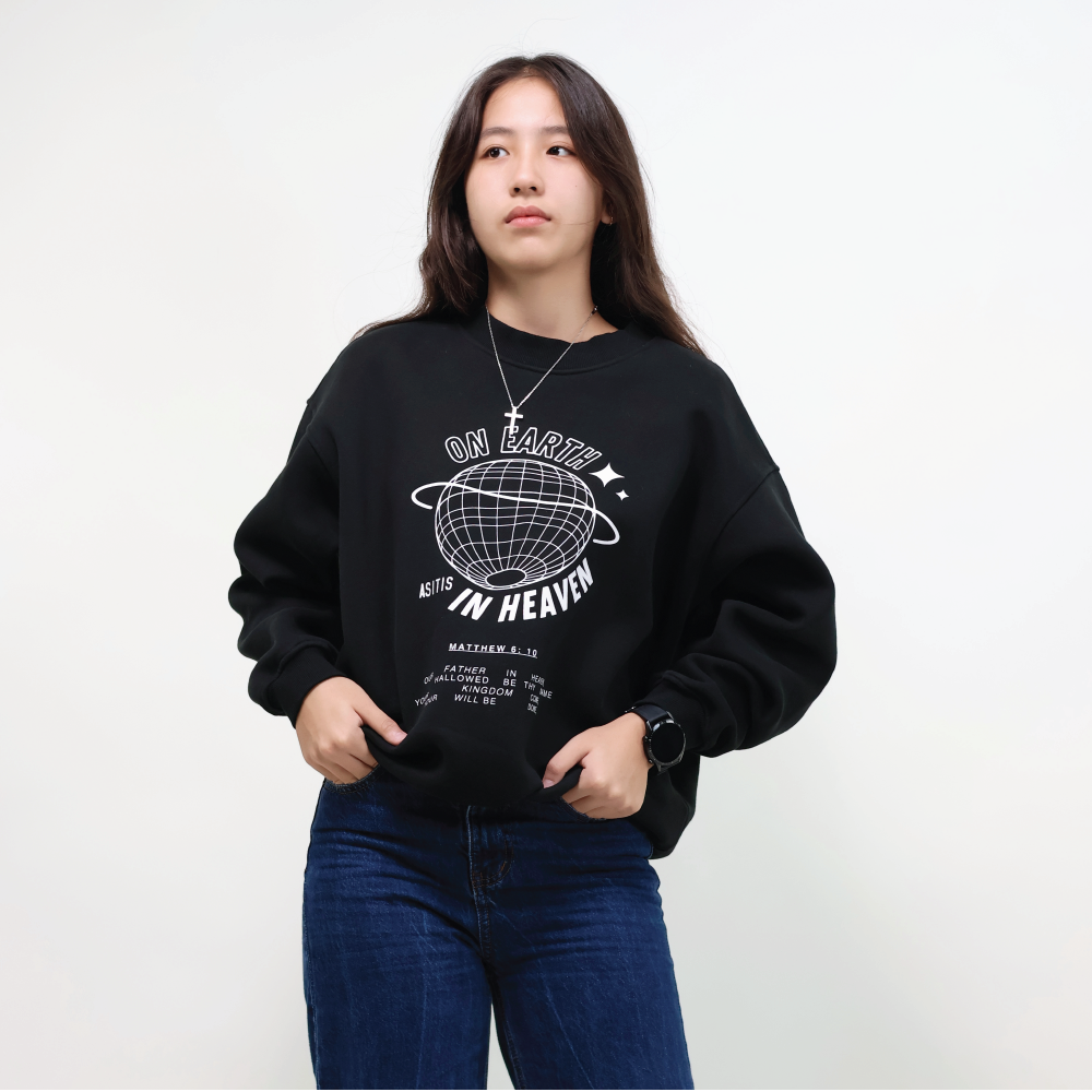 On Earth as it is in Heaven Unisex Crewneck